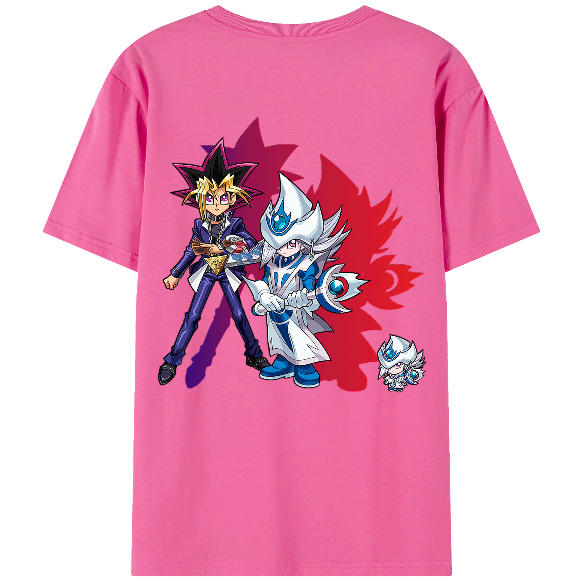 （画像用） 遊☆戯☆王 Yu-Gi-Oh! レディース半袖Tシャツ(バックプリント)